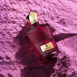 Fragrance World Venti Carisma EDP 100 мл – флакон върху розов фон