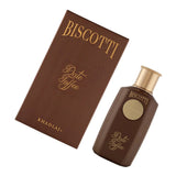 Khadlaj Biscotti Date Toffee ExDP 100 мл – флакон и кутия под ъгъл