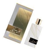 Khadlaj Fursan White EDP 100 мл – флакон и кутия под ъгъл