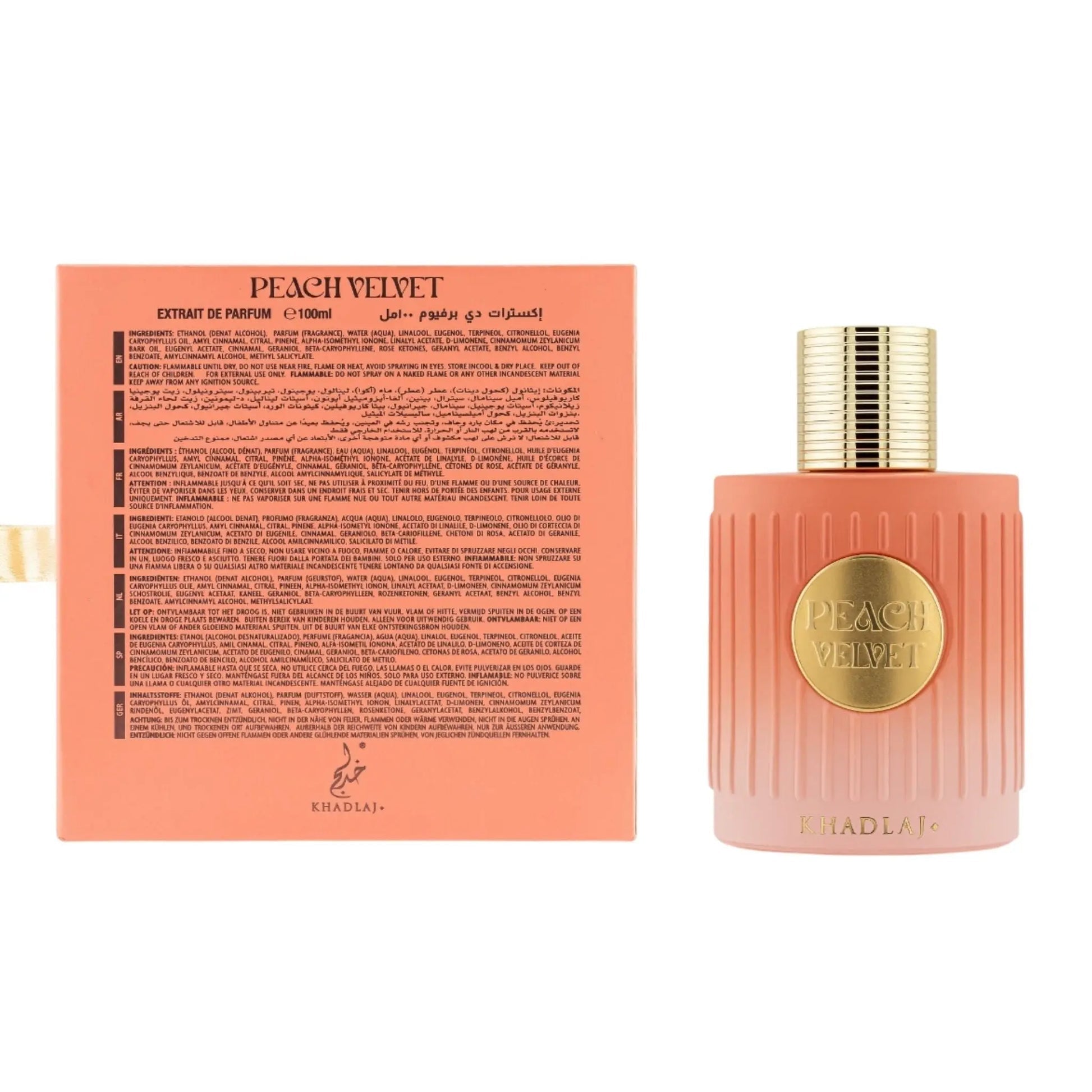 Khadlaj Peach Velvet ExDP 100мл. - оригинален арабски парфюм | Fragrance of Dubai