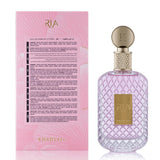 Khadlaj Ria EDP 100 мл – флакон и задната страна на кутията
