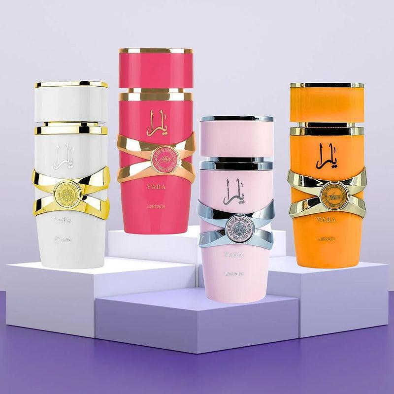 Lattafa комплект Yara Collection, 4 x 5мл. - оригинален арабски парфюм | Aroma Viva BG