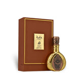 Lattafa Pride Masa EDP 100 мл – флакон и кутия от другата страна