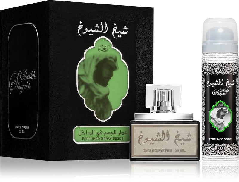 Lattafa Sheikh Al Shuyukh EDP 50 мл + дезодорант 50 мл — парфюм и дезодорант в комплект