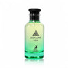 Флакон Maison Alhambra Jean Lowe Vibe EDP 100 мл с огледално отражение на бял фон.
