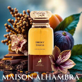 Maison Alhambra Smoky Touch EDP 80 мл – флакон в композиция с цветя