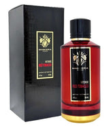 Mancera Red Tobacco Intense ExDP 120 мл – флакон и кутия под ъгъл