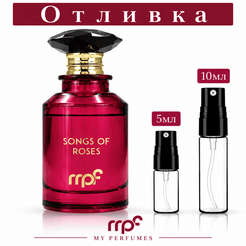 Отливка My Perfumes Songs of Roses EDP 5 мл / 10 мл — флакон на аромата и пулверизатори за отливки