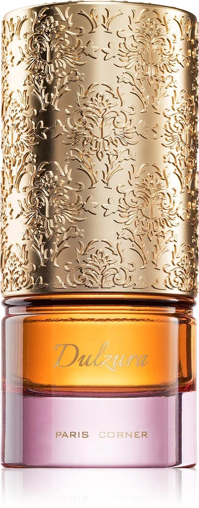 Флакон Paris Corner Dulzura EDP 100 мл с огледално отражение на бял фон.