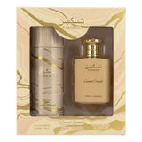 Paris Corner Taskeen Caramel Cascade комплект EDP 100 мл + дезодорант 200 мл