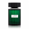 Флакон Rochas L'Homme Aromatic Touch с огледално отражение на бял фон.